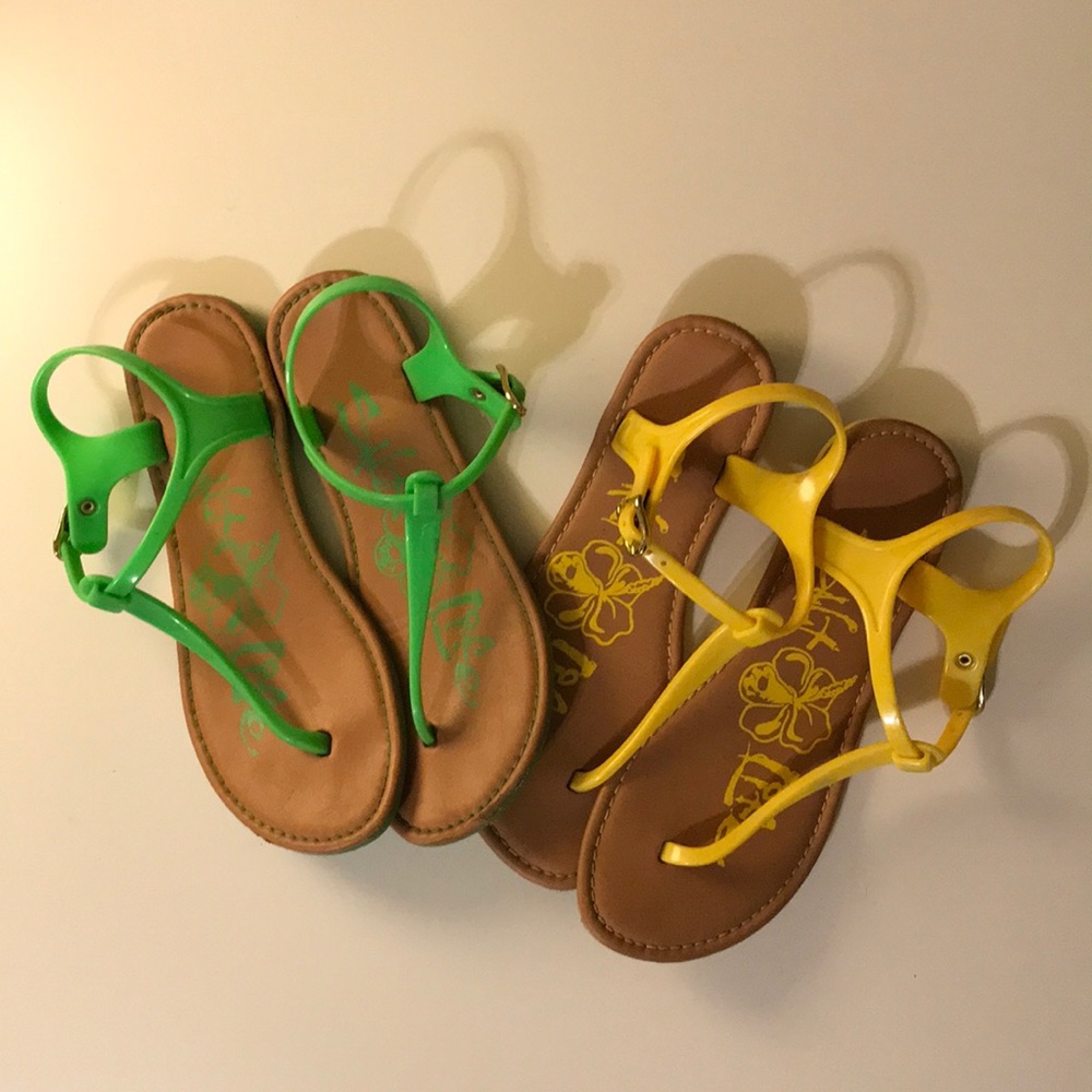COPY - Salt Life Jelly Sandals (Green)